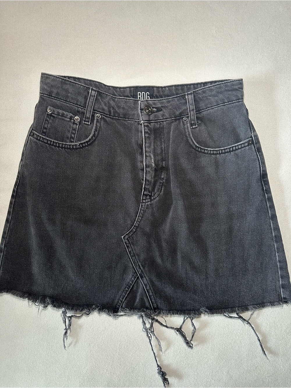BDG Urban Outfitters Black Denim Mini Skirt